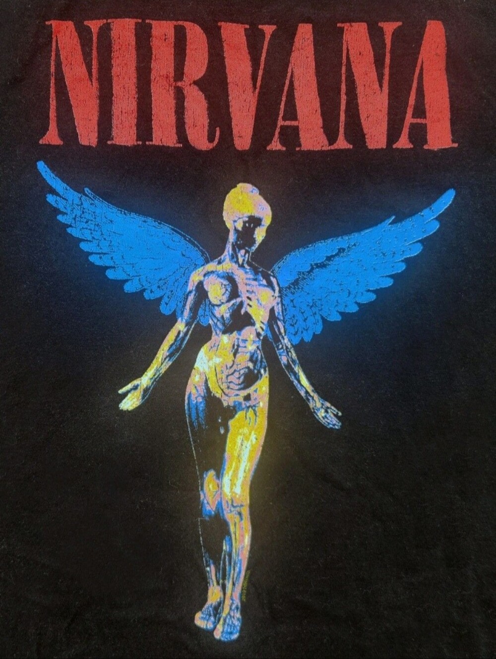 Nirvana In Utero Angel Band Shirt